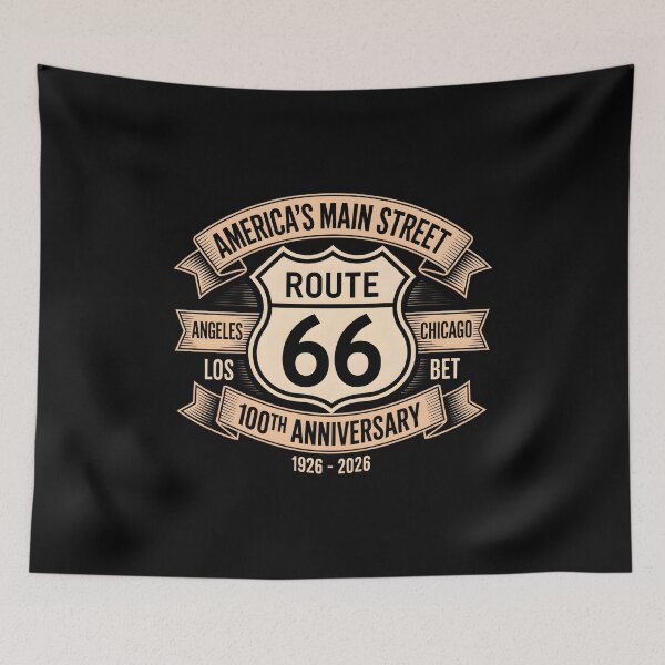 Item preview, Historic Route 66 Centennial Badge designed and sold by DariaOltes.