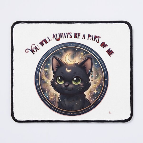 Item preview, You Will Always Be A Part Of Me – Celestial Black Cat Memorial designed and sold by Fatomfatom.