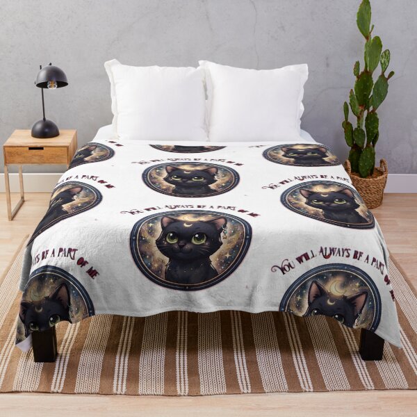 Item preview, You Will Always Be A Part Of Me – Celestial Black Cat Memorial designed and sold by Fatomfatom.