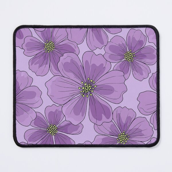 Item preview, Serene Lilac Bloom: Seamless Floral Pattern designed and sold by LiveLearnCreate.
