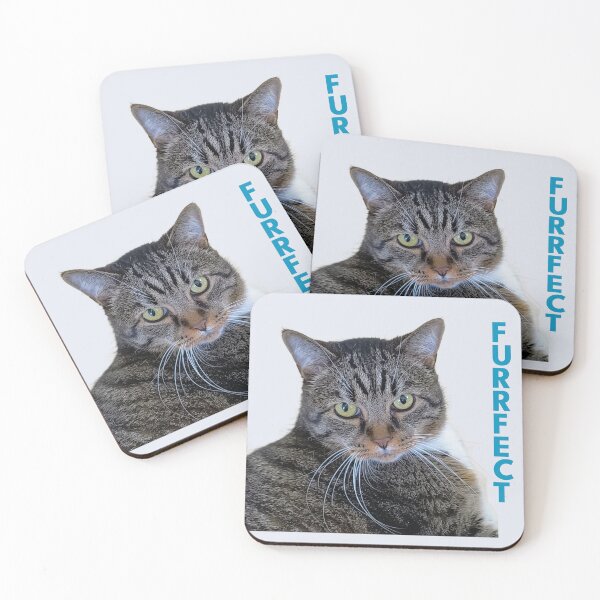 Item preview, Furrfect Calming Tabby Cat Chonk Funny Pet Pun designed and sold by JurateArt-DK.