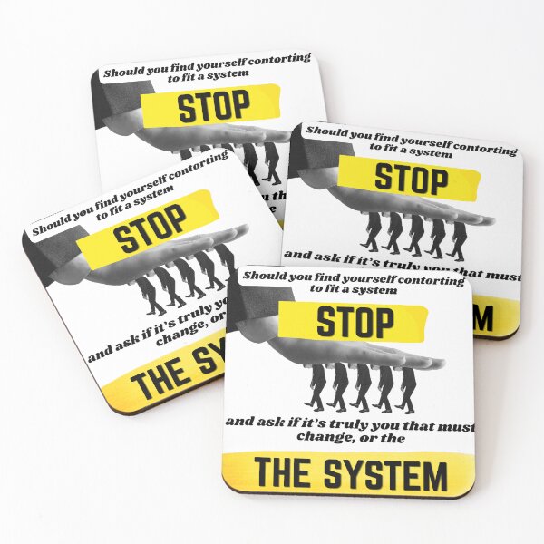 Item preview, The System - Severance Quote designed and sold by Thistle's Castle.