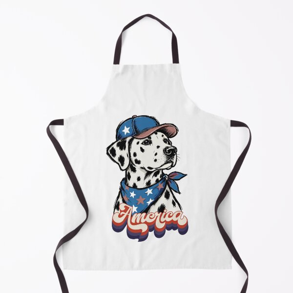 Item preview, Vintage Patriotic Dalmatian America Dog designed and sold by Sarah'sCreativeLab.