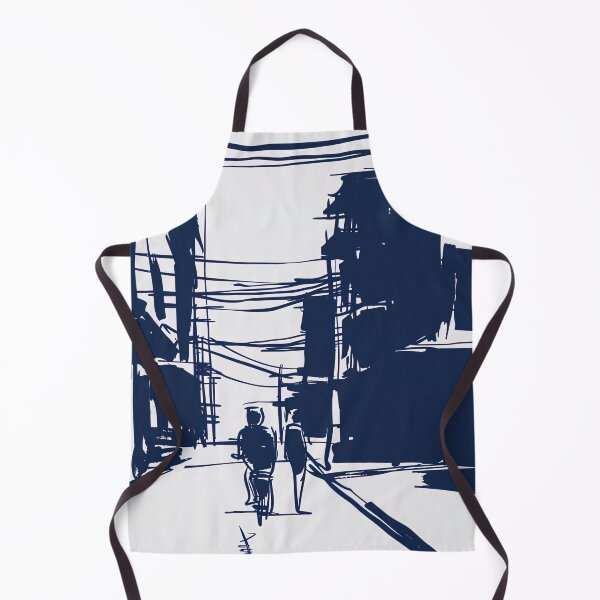 Item preview, Chittagong - Blue Abstract Art designed and sold by shadow-bloom.