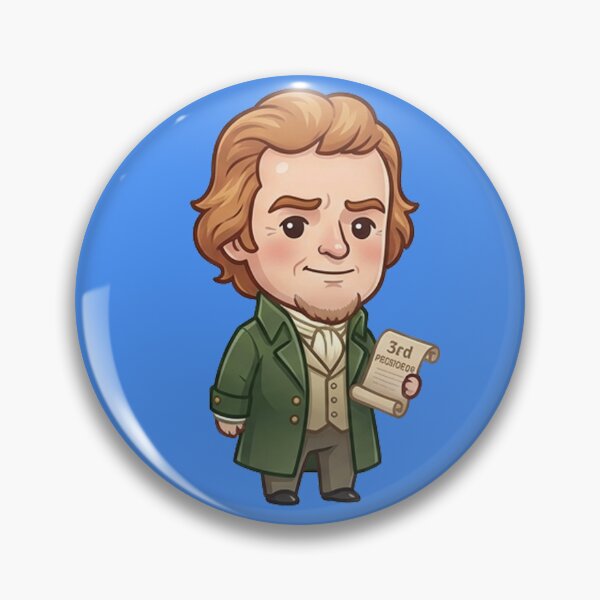 Item preview, President Thomas Jefferson -  Cutie History  designed and sold by CleverCulture.