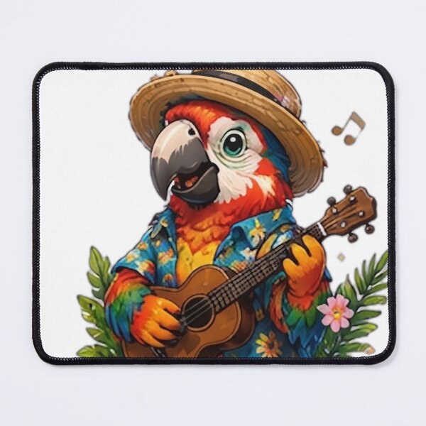 Item preview, Tropical Guitar Parrot designed and sold by DailyDoodlesBySumbul.