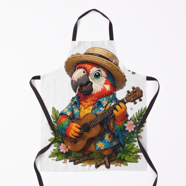 Item preview, Tropical Guitar Parrot designed and sold by DailyDoodlesBySumbul.