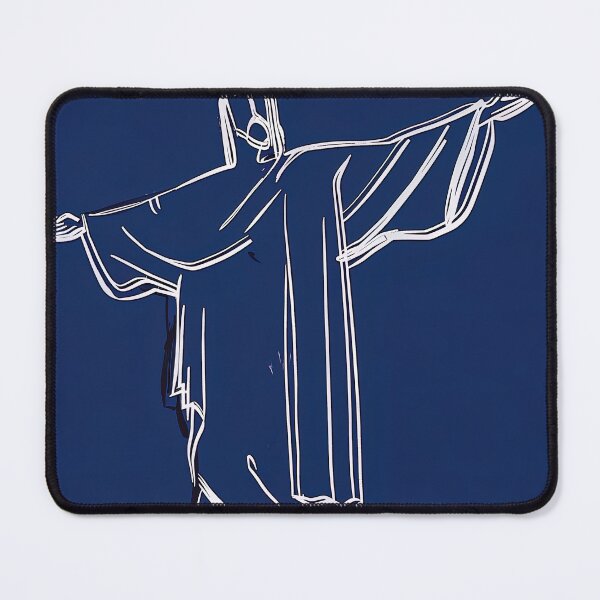 Item preview, Christ the Redeemer - Blue Abstract Art designed and sold by shadow-bloom.
