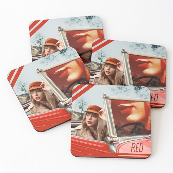 Item preview, Red Taylor Swift Square designed and sold by itspopgraphics.