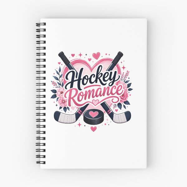 Item preview, Hockey Romance | Cute Hockey Lover Gift | Pink Floral Hockey Stick Puck Heart Design designed and sold by Inkyaccessories.