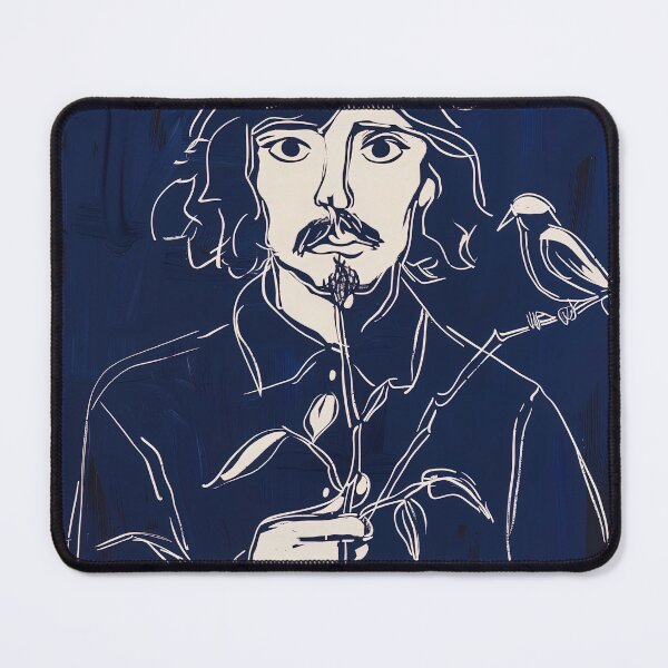 Item preview, Christiaan Huygens - Blue Abstract Art designed and sold by shadow-bloom.