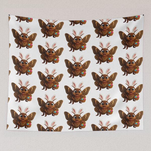 Item preview, Easter Giant Wood Moth designed and sold by Sillytoe.