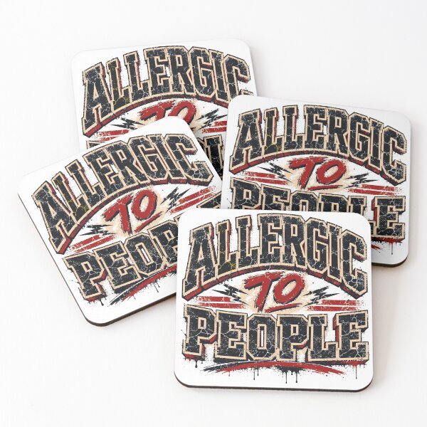 Item preview, Allergic to people designed and sold by BlueBerry45.