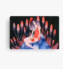 Zodiac - Illustration d'astrologie du cancer Impression sur toile