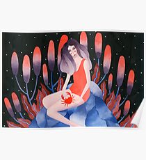 Zodiac - Illustration d'astrologie du cancer Poster
