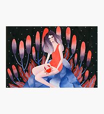 Zodiac - Cancer astrology illustration Photographic Print