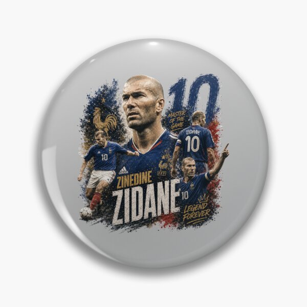Item preview, Zinedine Zidane - French Football Legend designed and sold by Sports Boutique.