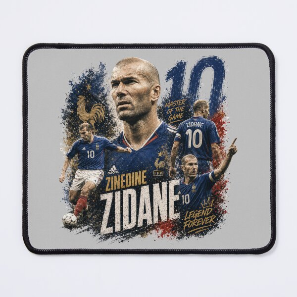Item preview, Zinedine Zidane - French Football Legend designed and sold by Sports Boutique.