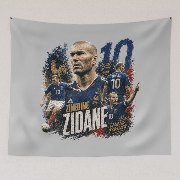 Item preview, Zinedine Zidane - French Football Legend designed and sold by Sports Boutique.
