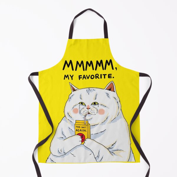 Item preview, MMMMM, My Favorite. This Shit Again - Sad Cat Sipping Sad Juice designed and sold by ZERO-MIND.
