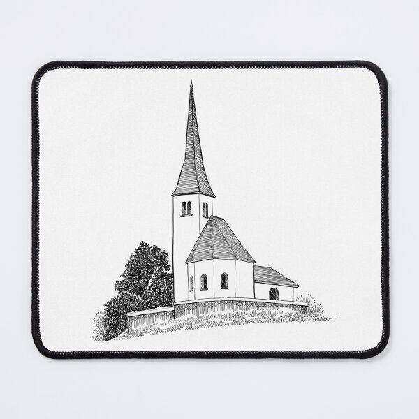 Item preview, Simple and clean church sketch designed and sold by midsketcher.