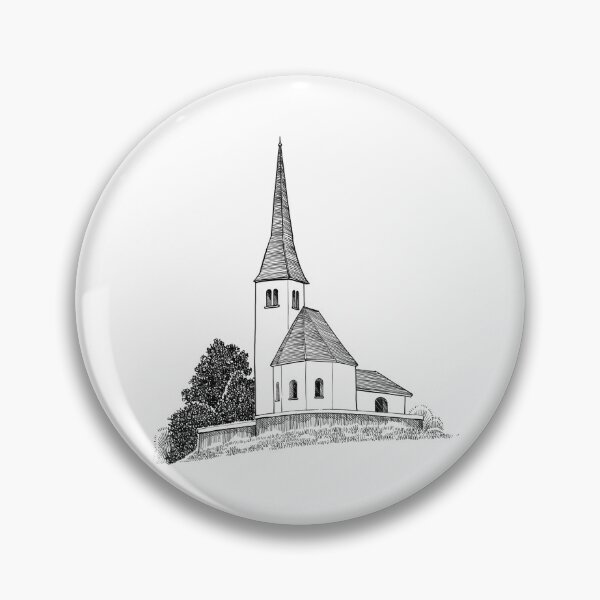 Item preview, Simple and clean church sketch  designed and sold by midsketcher.