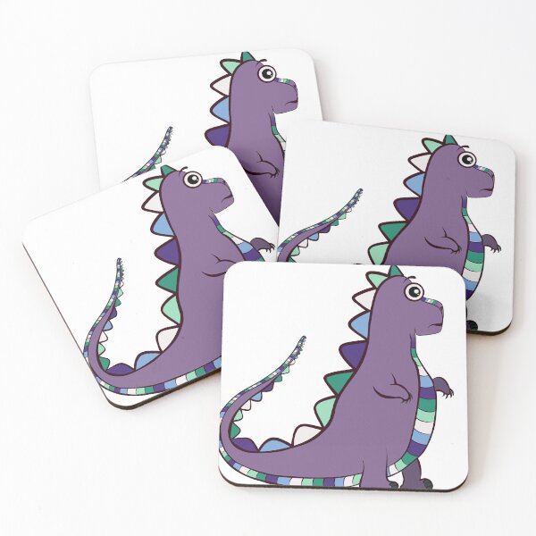 Item preview, Gay flag dinosaur designed and sold by freckledgothart.