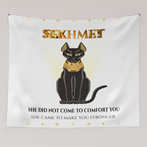 Item preview, Sekhmet Egyptian Cat Goddess · Goddess of War and Healing · Ancient Egypt · Pharaoh Art designed and sold by PharaohDArt.