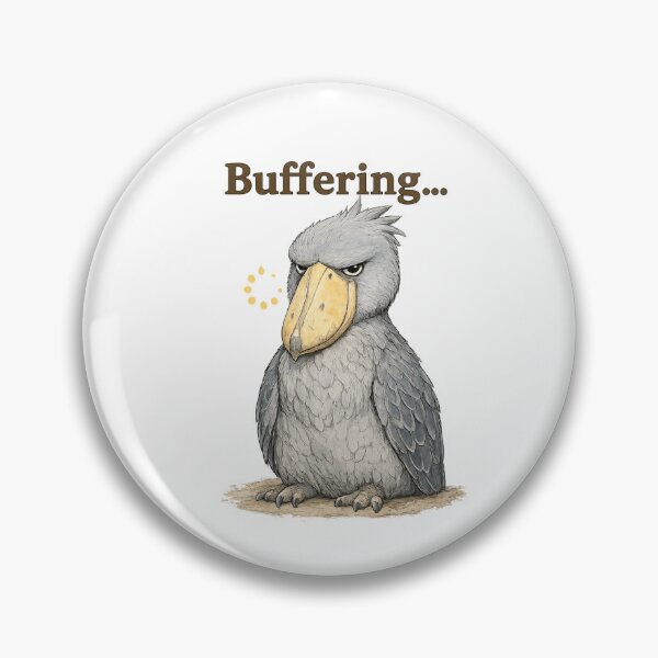 Item preview, Buffering... Shoebill T-Shirt | Funny Shoebill Bird | Cute Introvert & Slow Life Gift designed and sold by Little Moments Co..