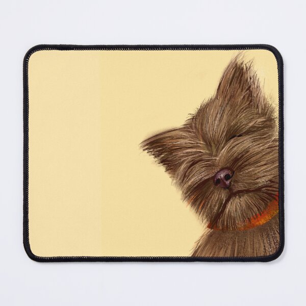 Item preview, Cairn terrier pup peeking out designed and sold by Eleanartist.