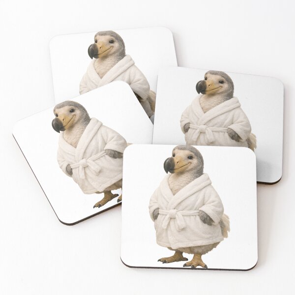 Item preview, Bathrobe Dodo Bird designed and sold by Sillytoe.
