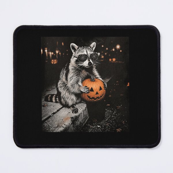 Item preview, Halloween Raccoon Holding Pumpkin designed and sold by VegaPPAr.