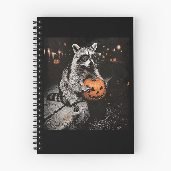 Item preview, Halloween Raccoon Holding Pumpkin designed and sold by VegaPPAr.