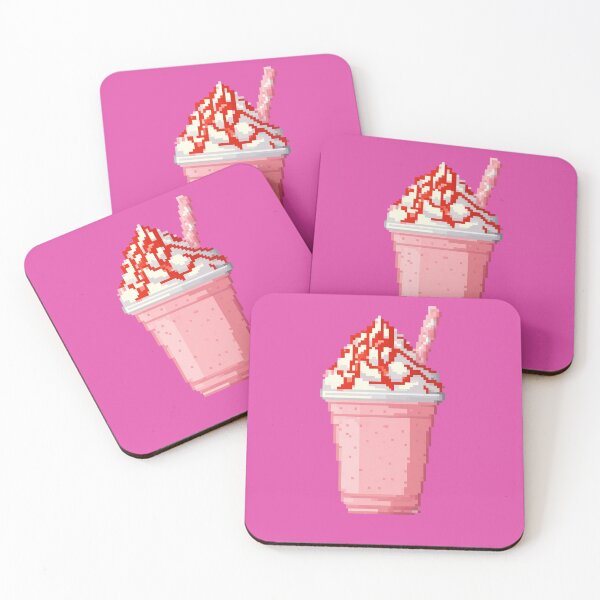 Item preview, Pixel Strawberry Milkshake designed and sold by tamsclub.
