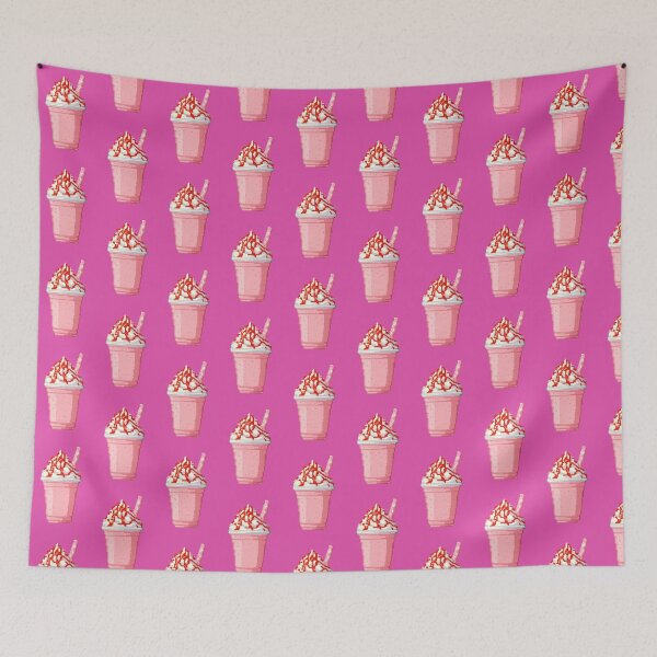 Item preview, Pixel Strawberry Milkshake designed and sold by tamsclub.