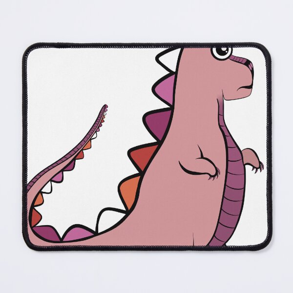 Item preview, Subtle Lesbian Pride Dinosaur designed and sold by freckledgothart.
