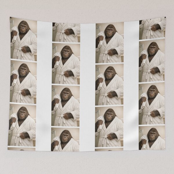 Item preview, Cozy Bathrobe Gigantopithecus designed and sold by Sillytoe.