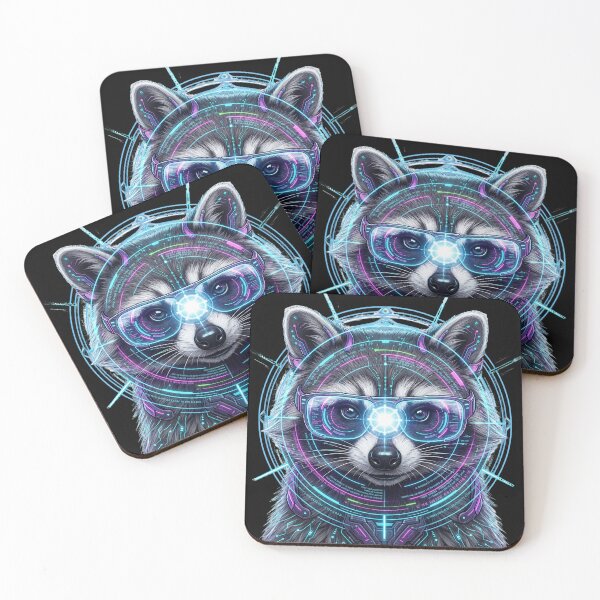 Item preview, CP-002 | Hacker Raccoon | Futuristic Cyber Security Animal designed and sold by D4NC1G3R.