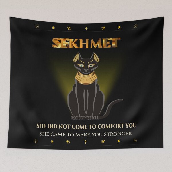 Item preview, Sekhmet Egyptian Cat Goddess · Goddess of War and Healing · Ancient Egypt · Pharaoh Art designed and sold by PharaohDArt.