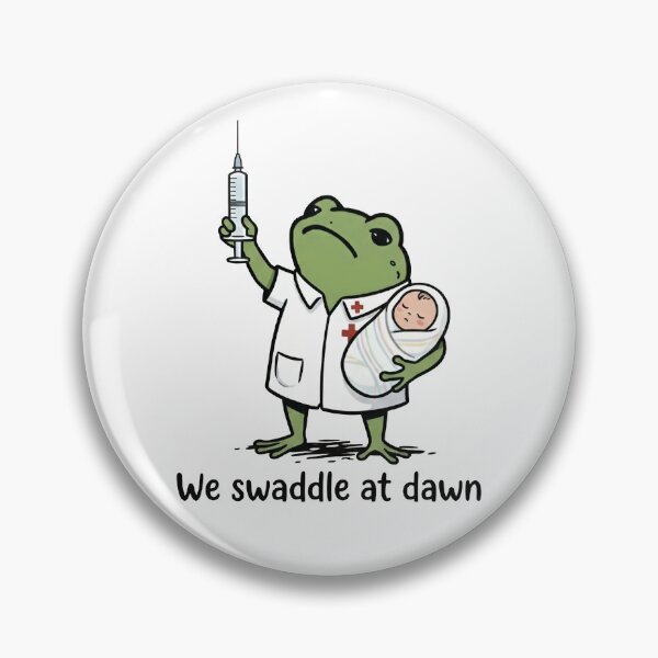 Item preview, We Swaddle At Dawn Shirt, Funny NICU Nurse Frog designed and sold by To101ARt.