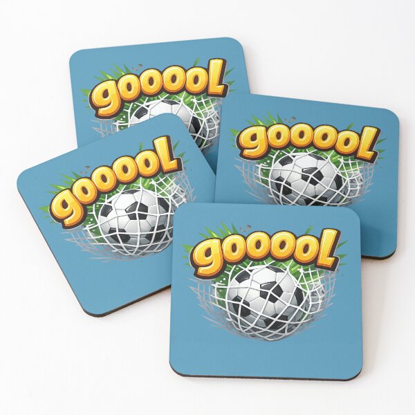 Item preview, Goool! Soccer Ball in Net Cartoon designed and sold by digitalbob60.