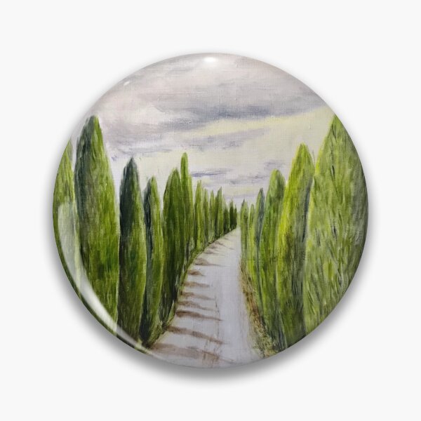 Item preview, TUSCAN CYPRESS ROAD | Original Oil Painting by Svetlana Shavrina | Italian Landscape designed and sold by BlueberrySwan.