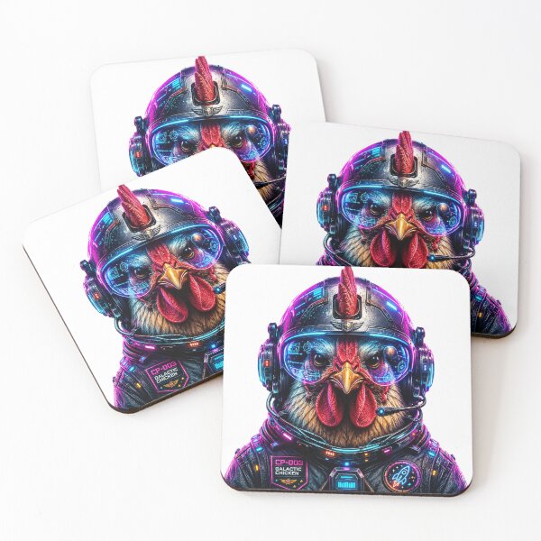 Item preview, CP-003 | Galactic Chicken | Futuristic Space Pilot designed and sold by D4NC1G3R.