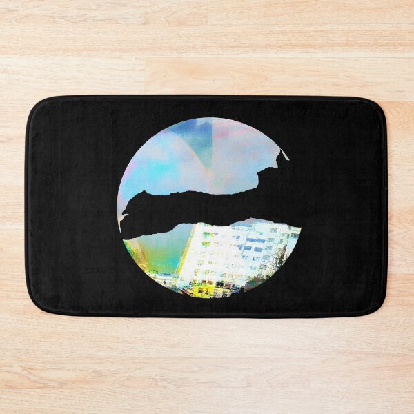 Item preview, Psychedelic City Silhouette – Round Lo-Fi Weirdcore Graphic designed and sold by MAMA.art.Rio <Marsailhe_Milward>.