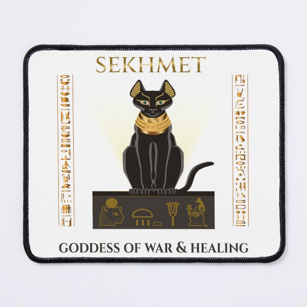 Item preview, Sekhmet Egyptian Cat Goddess · Goddess of War and Healing · Ancient Egypt · Pharaoh Art designed and sold by PharaohDArt.