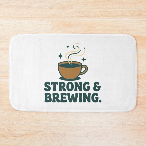 Item preview, Strong And Brewing Hot Coffee Mug Cafe Culture designed and sold by Amir Faysal.