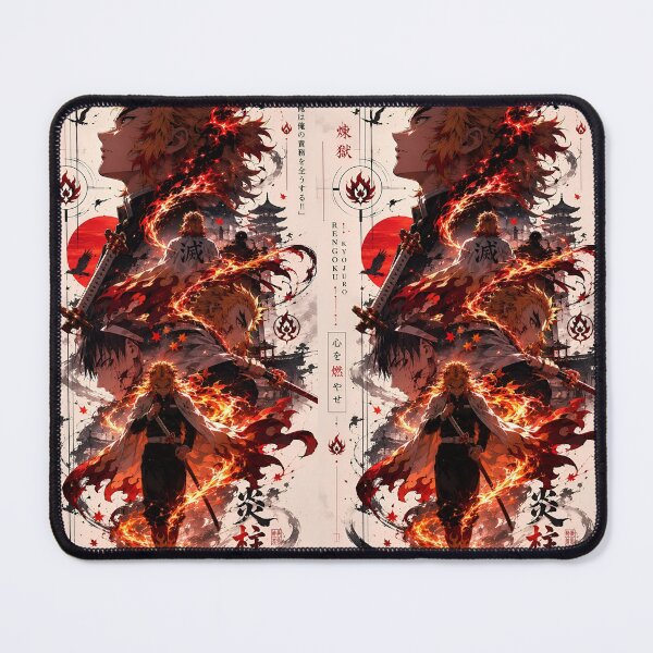 Item preview, Flame Warrior Anime Art | Fiery Samurai Poster | Epic Fire Swordsman Illustration designed and sold by Dyan4.