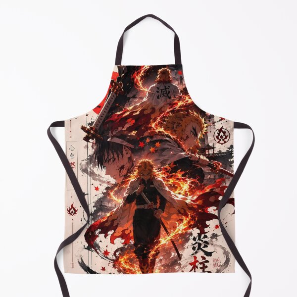 Item preview, Flame Warrior Anime Art | Fiery Samurai Poster | Epic Fire Swordsman Illustration designed and sold by Dyan4.
