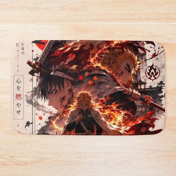 Item preview, Flame Warrior Anime Art | Fiery Samurai Poster | Epic Fire Swordsman Illustration designed and sold by Dyan4.