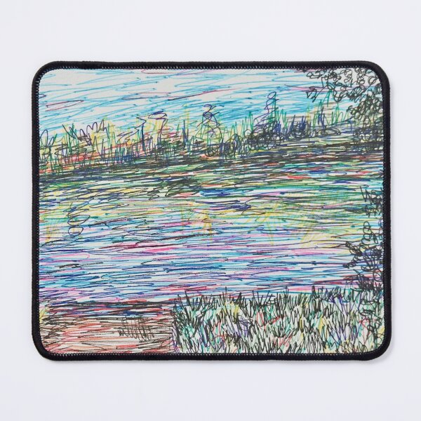 Item preview, Colorful Lake Sketch designed and sold by JustArtSoulUK.
